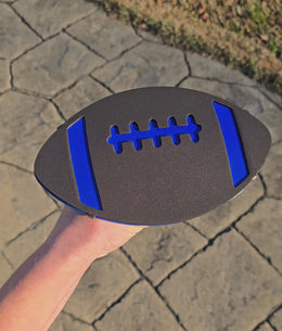Football Metal Hitch Cover
