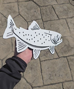Trout Metal Hitch Cover