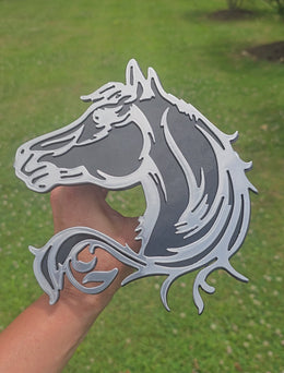 Horse Metal Hitch Cover