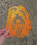 Bearded Collie Metal Art