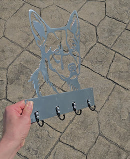 Australian Cattle Dog Key & Leash Hanger