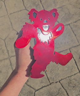 Dancing Bear Metal Hitch Cover