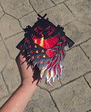 American Flag Punisher Skull Hitch Cover