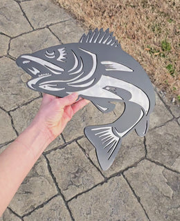 Walleye Metal Wall Art
