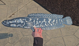 Northern Snakehead Metal Wall Art