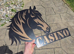 Horse Personalized Metal Sign