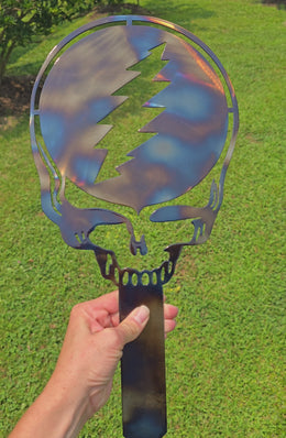 Grateful Dead Stealie Garden Stake