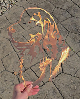 Golden Retriever Metal Wall Art