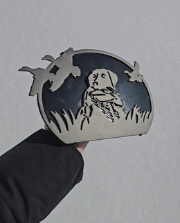 Labrador Retriever & Duck Metal Hitch Cover