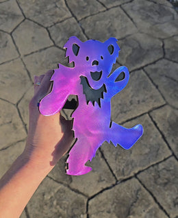 Dancing Bear Metal Hitch Cover
