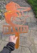 Baltimore Orioles Custom Metal