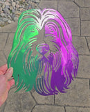 Bearded Collie Metal Art