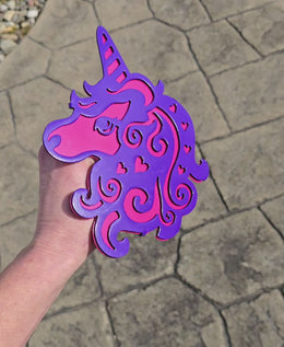 Unicorn Metal Hitch Cover