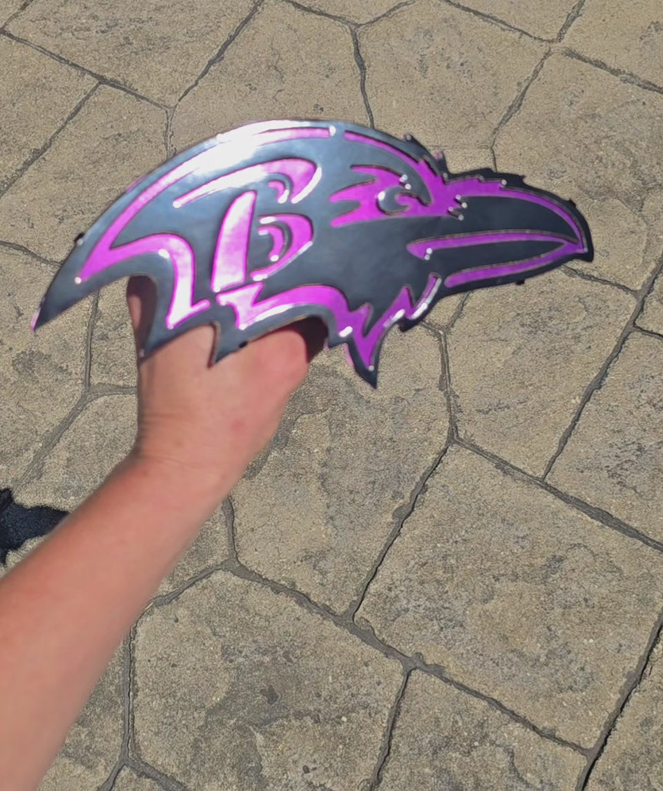 Video showing purple raven hitch cover by Elite Metalworking
