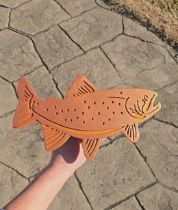 Trout Metal Hitch Cover