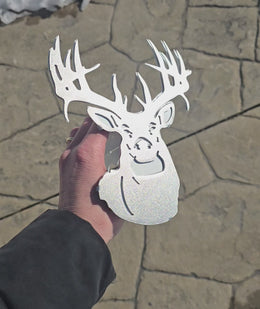 White-Tailed Deer Metal Hitch Cover