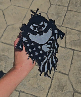 American Flag AR15 Metal Hitch Cover