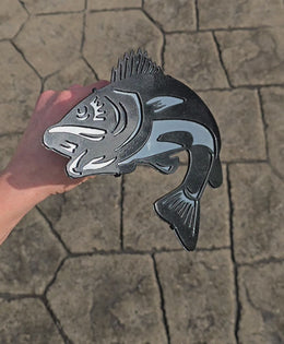 Walleye Metal Hitch Cover