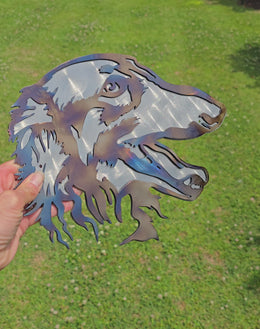 Borzoi Metal Wall Art