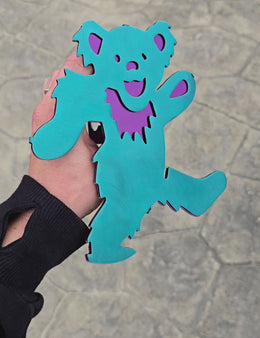 Dancing Bear Metal Hitch Cover