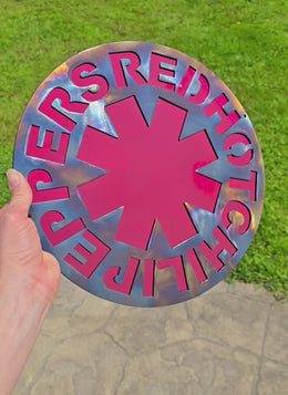 Red Hot Chili Peppers Metal Wall Art