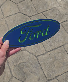 Ford Logo Metal Wall Art