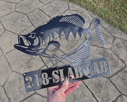 Crappie Metal Wall Art
