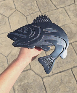 Walleye Metal Hitch Cover