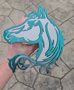 Horse Metal Hitch Cover