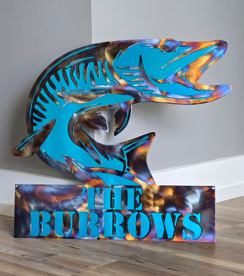Muskie Metal Art