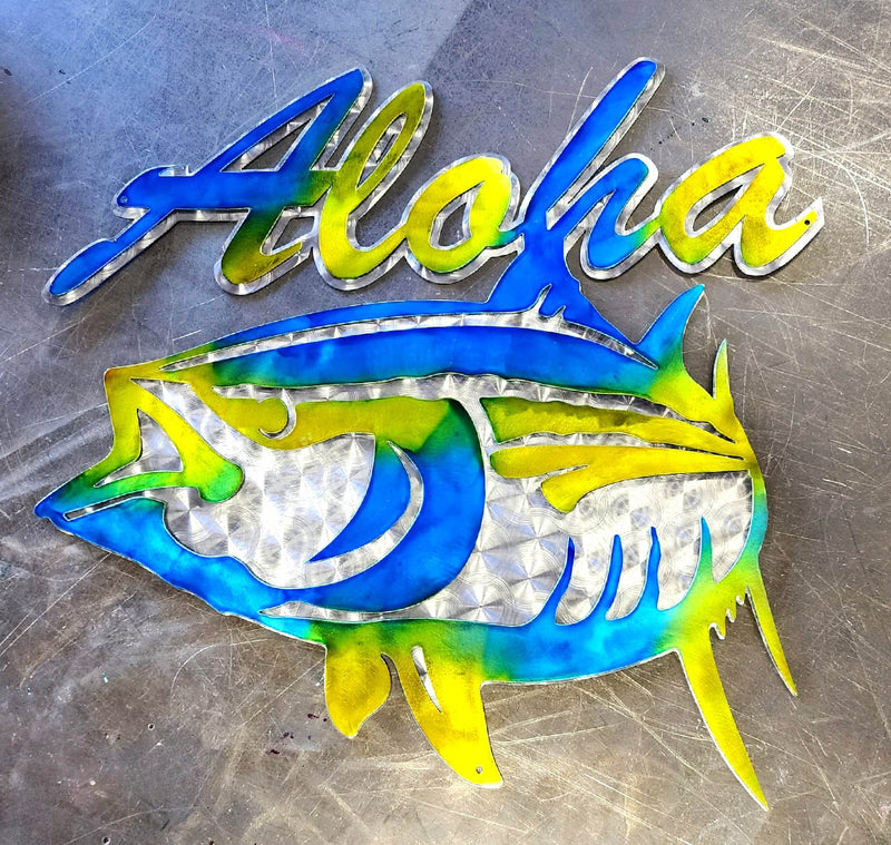 Tuna Aloha Metal Art