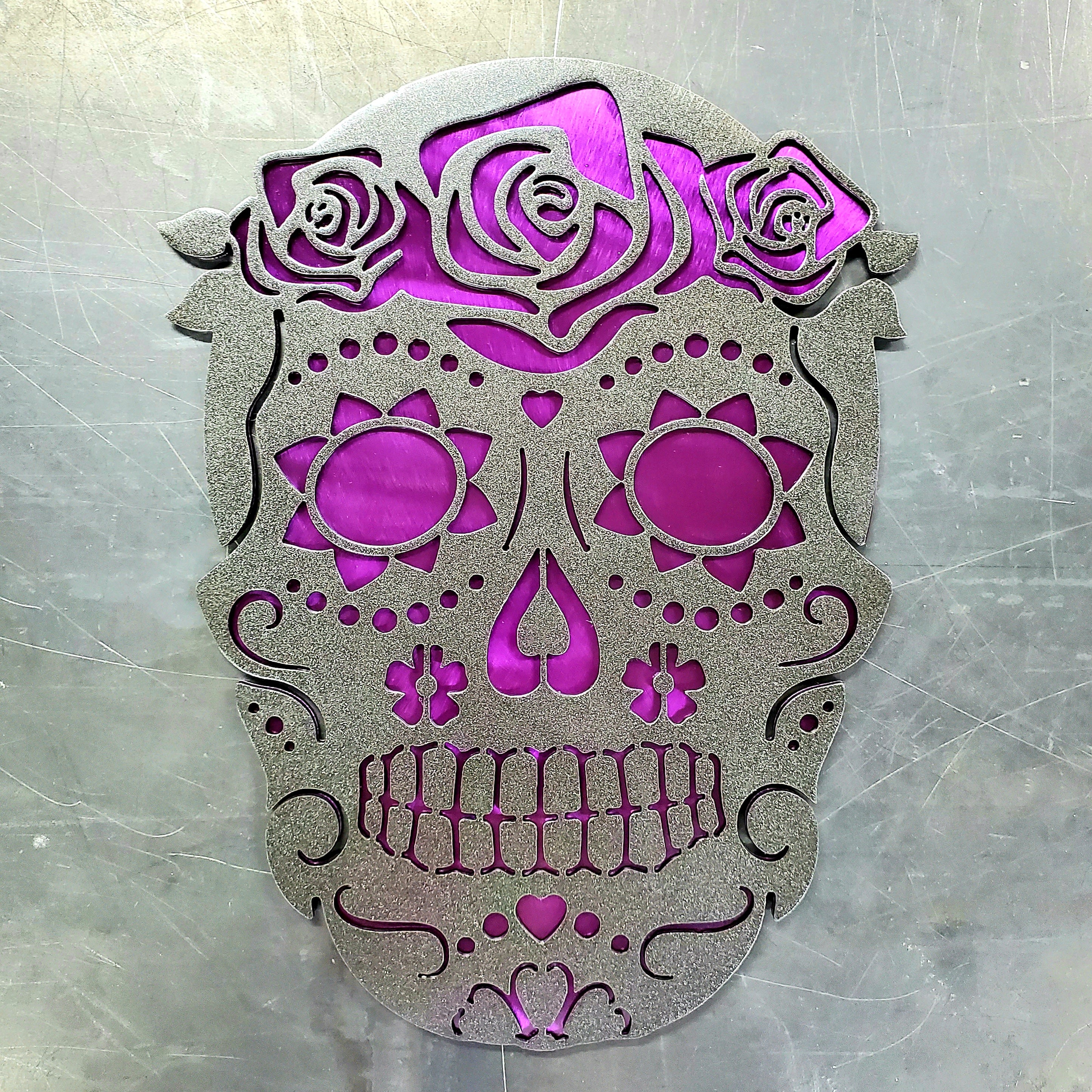 Black Metallic & Purple Candy