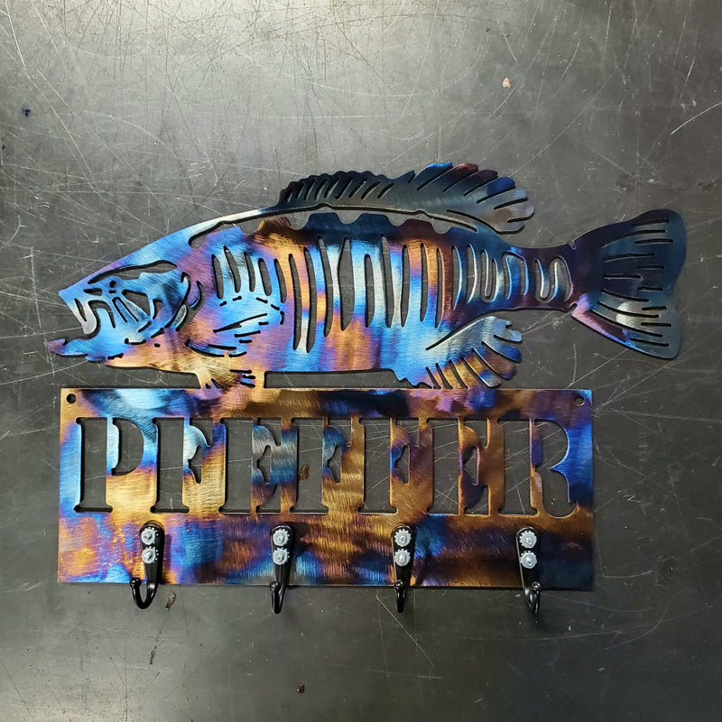 Smallmouth Bass Metal Art