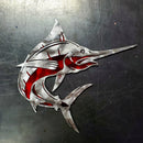 Blue Marlin Metal Art