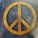 Peace Sign Metal Art