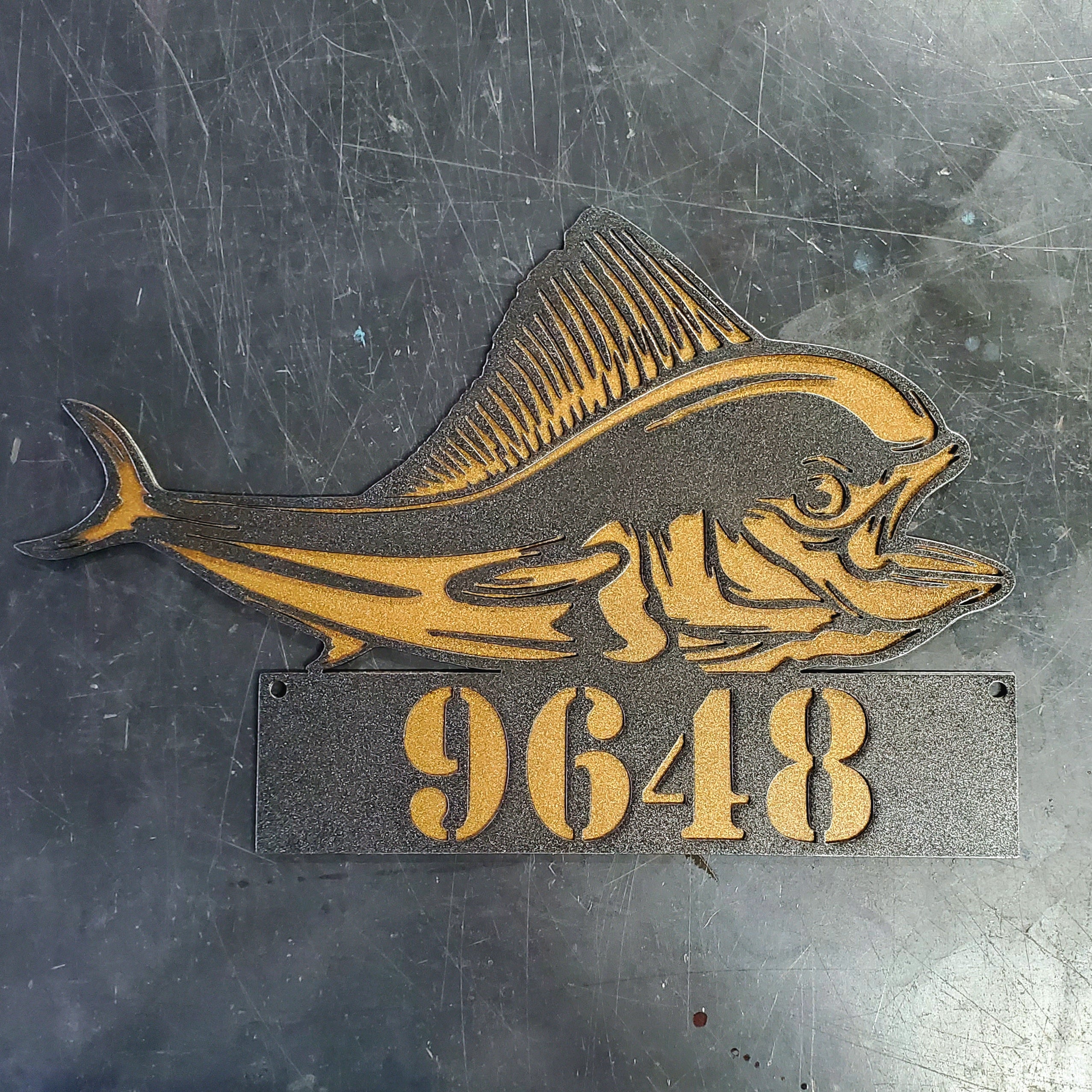 Bronze Metallic & Black Metallic