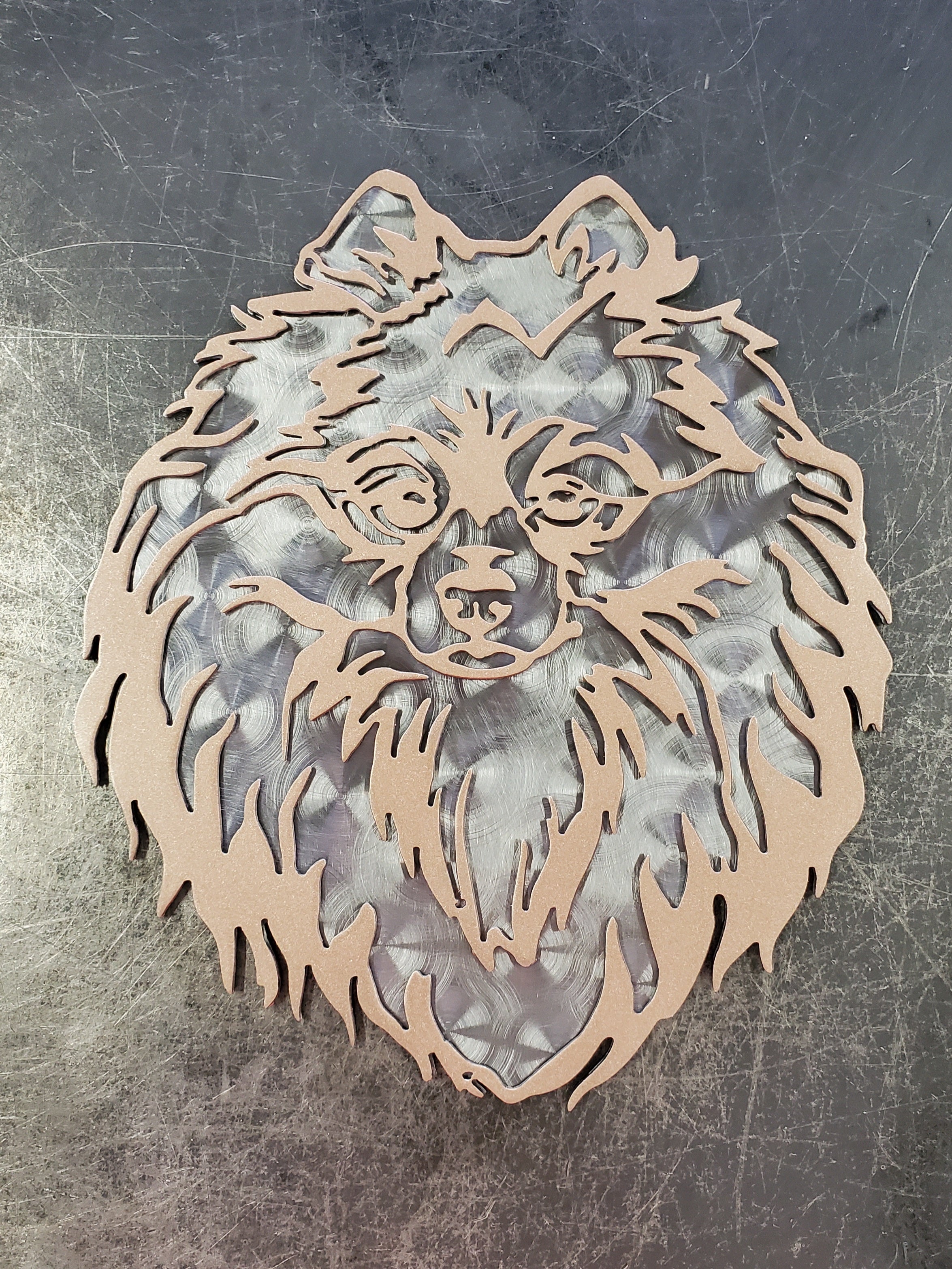 Copper Metallic & Polished Swirl