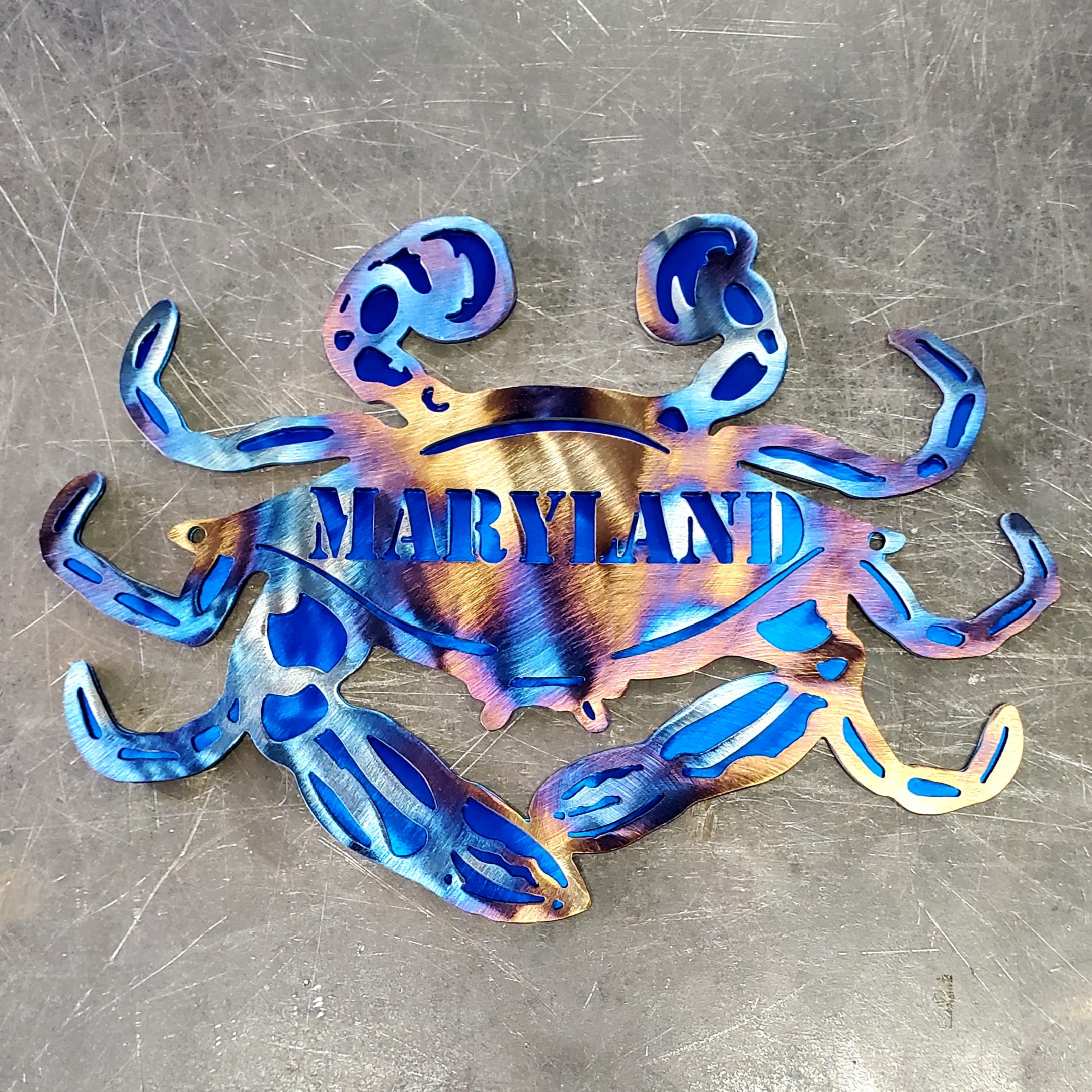 Heat Colored & Blue Candy