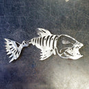 Fish Skeleton Metal Art