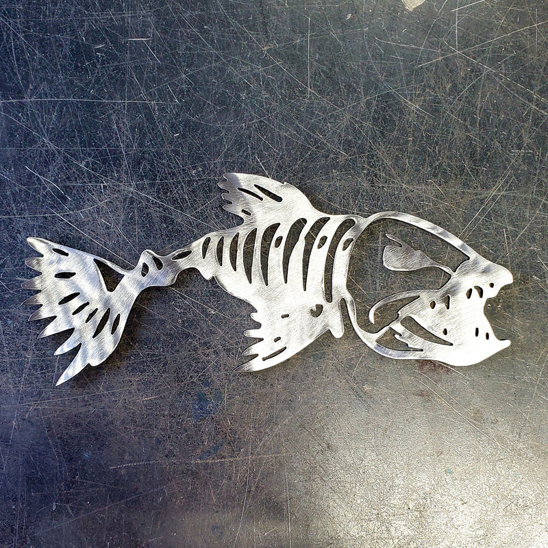 Fish Skeleton Metal Art