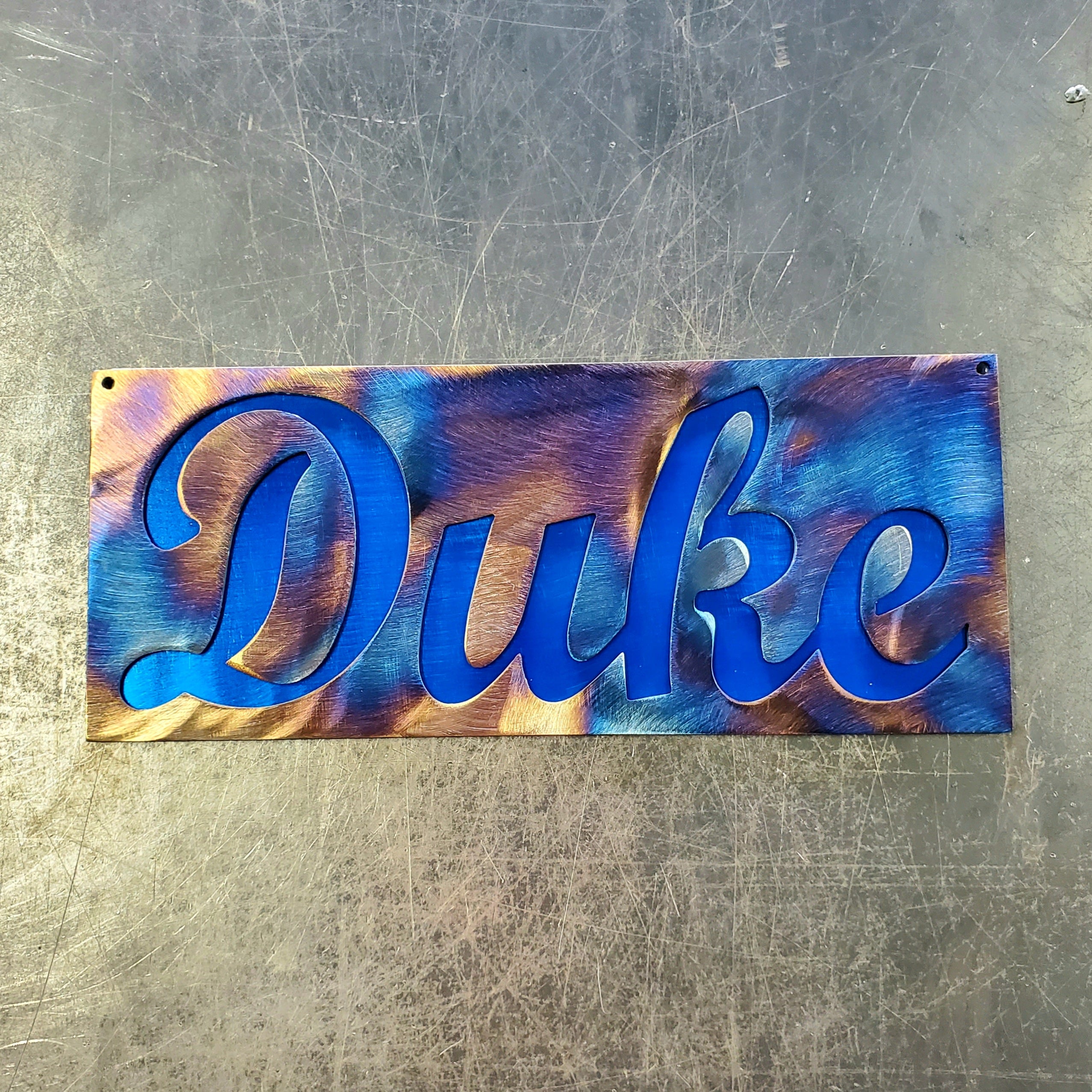 Heat Colored & Blue Candy