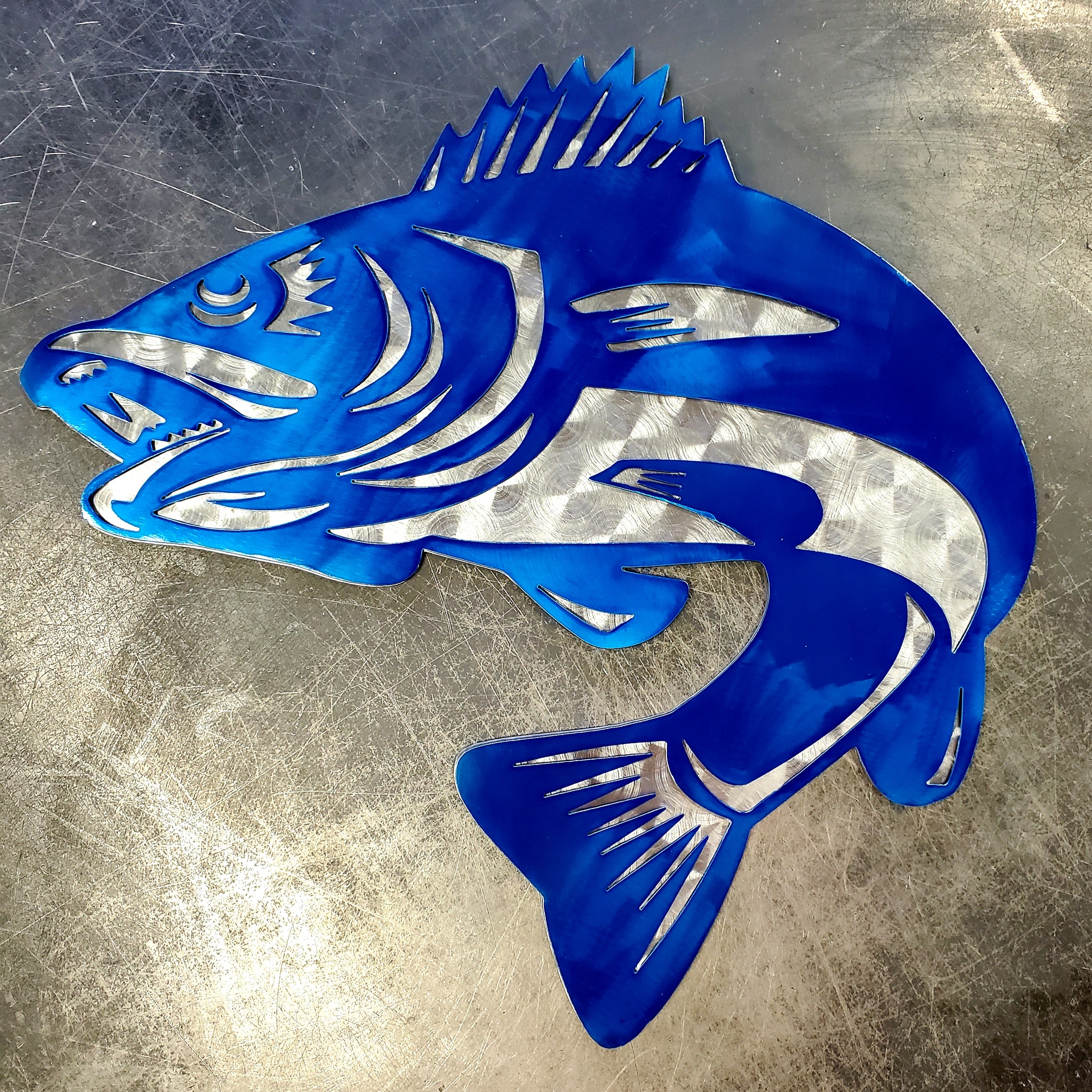 Walleye #1 Metal Art