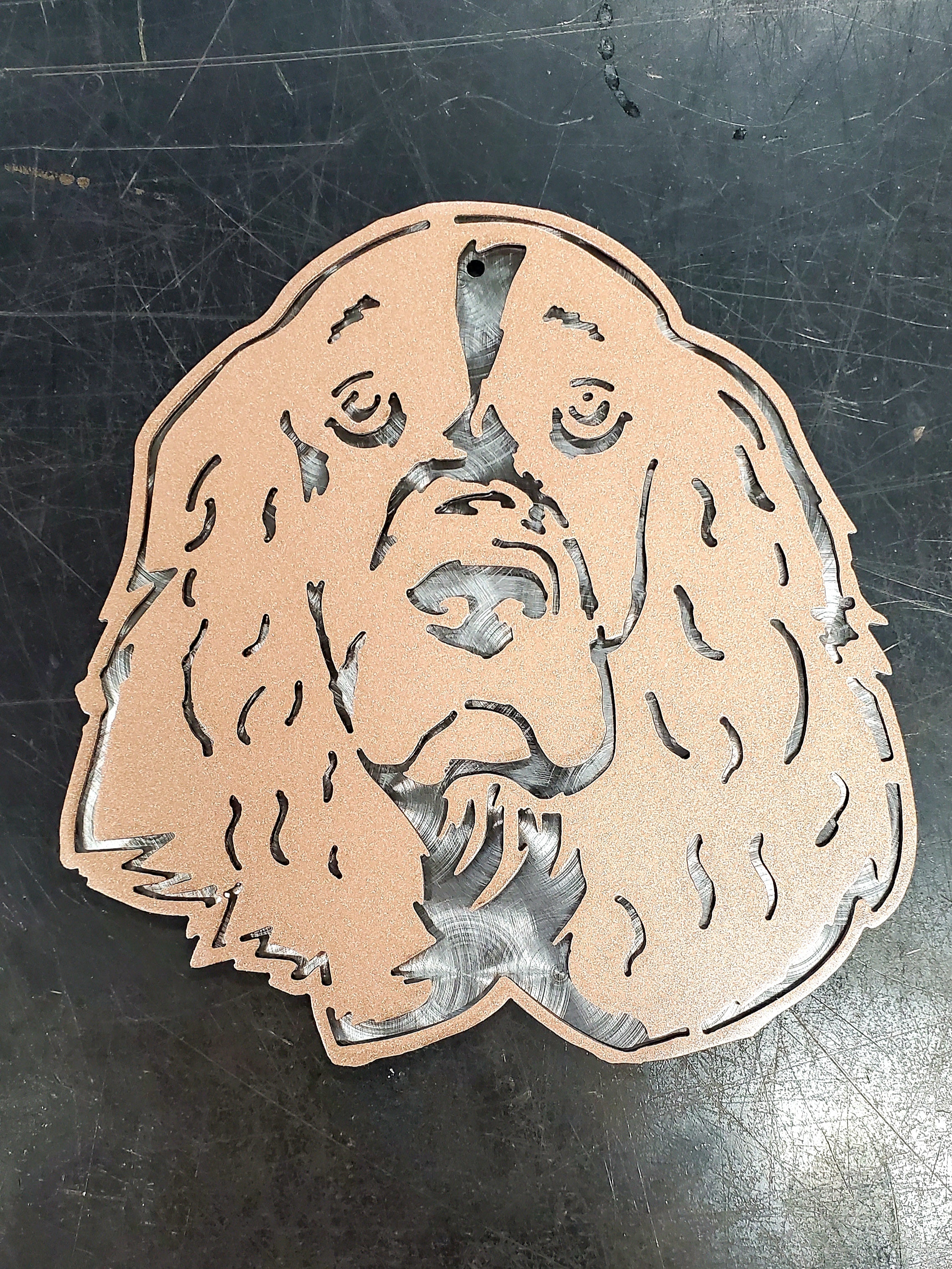 Copper Metallic & Polished Swirl