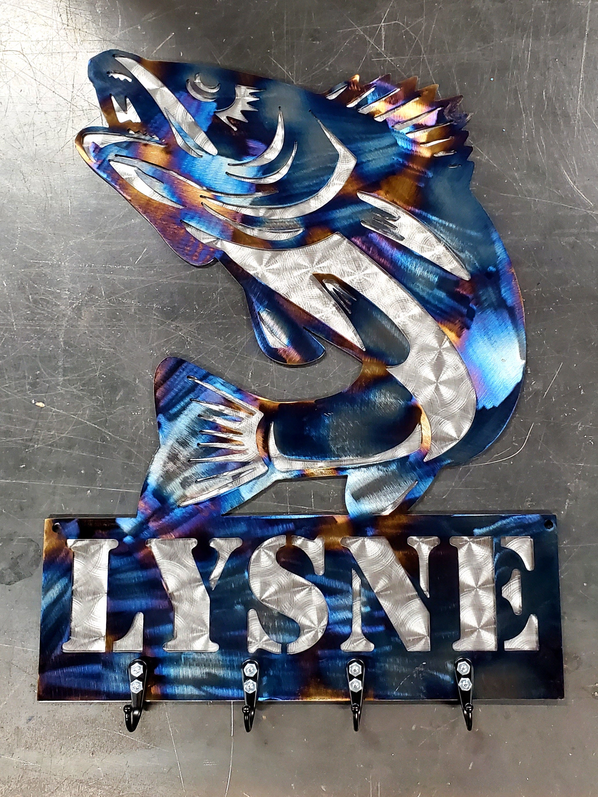 Walleye #1 Metal Art