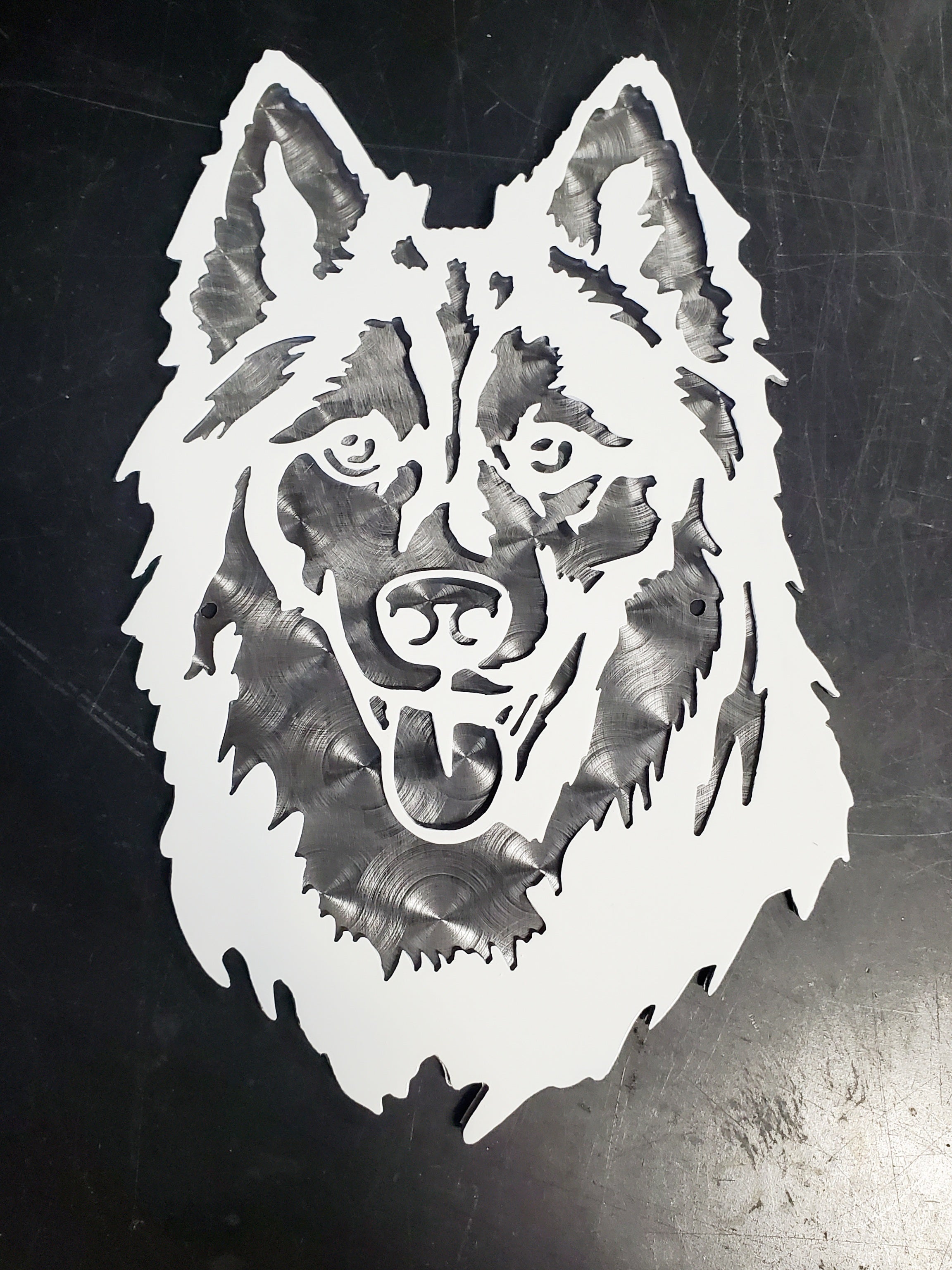 Husky #1 Metal Art