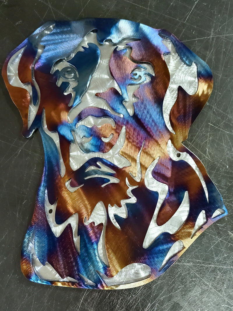 Heat Colored & Polished Swirl