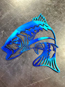 Largemouth Bass Metal Art