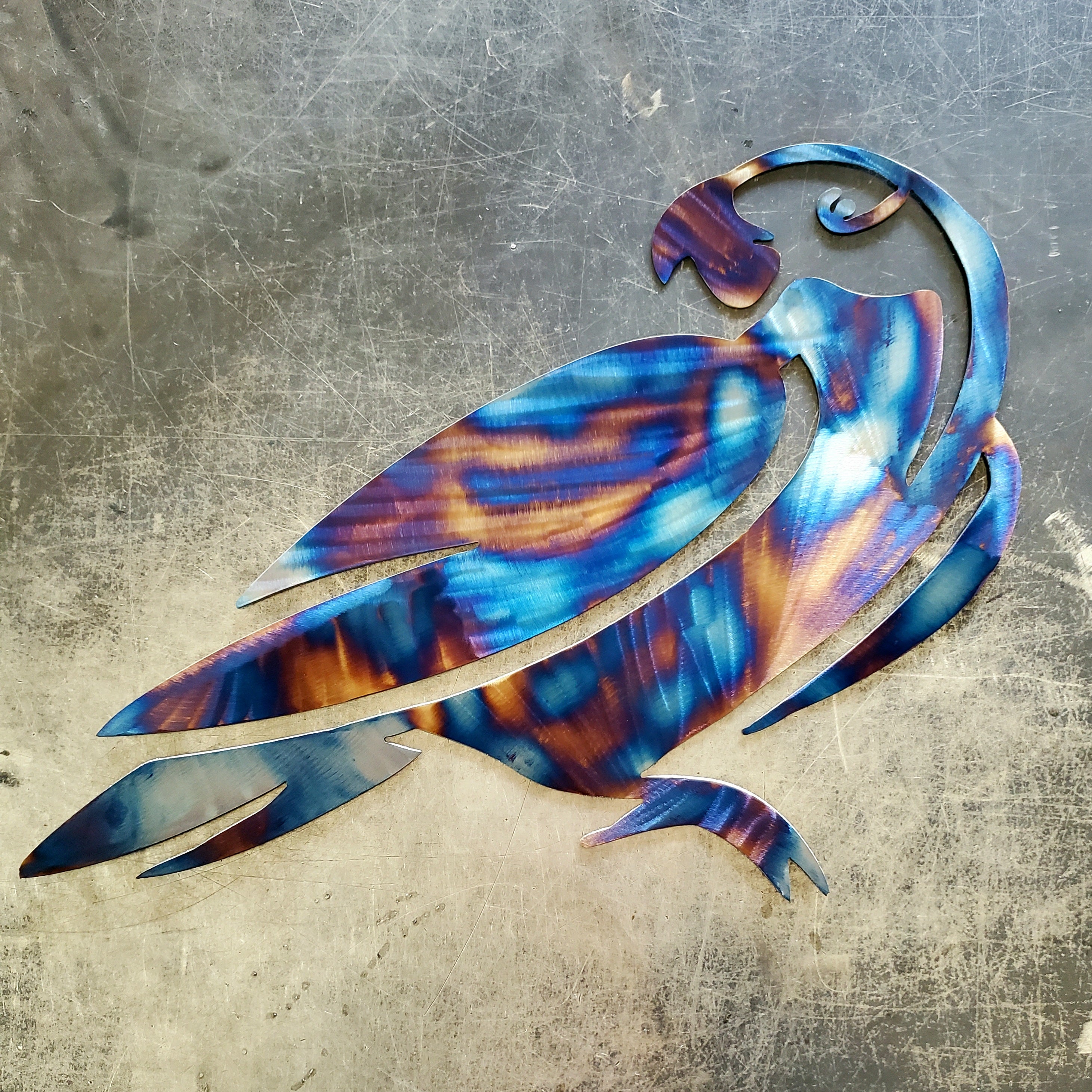 Parrot Metal Art