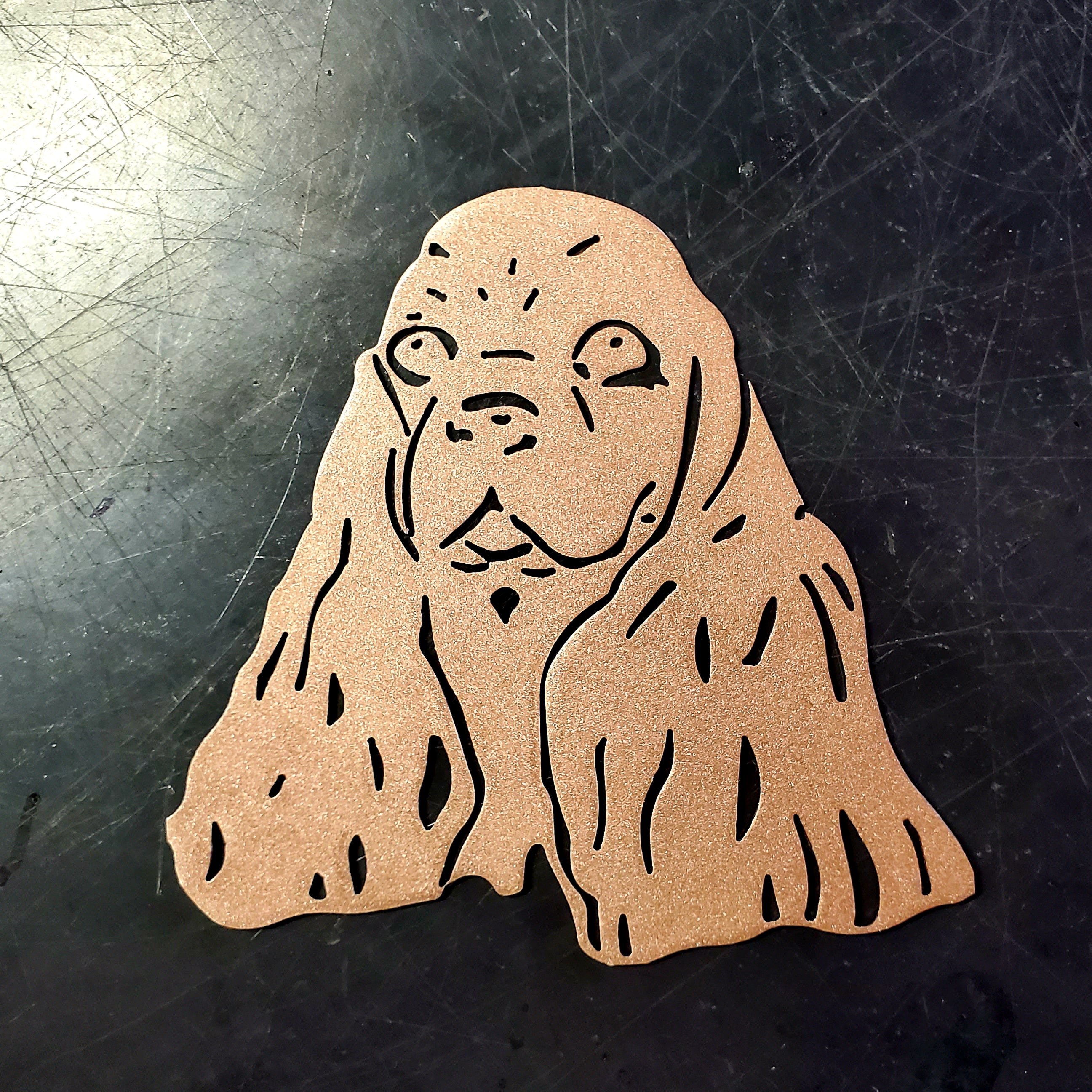 Cocker Spaniel Metal Art