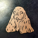 Cocker Spaniel Metal Art